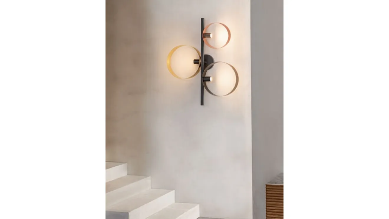 LED Loop P3 wall lamp by Riflessi