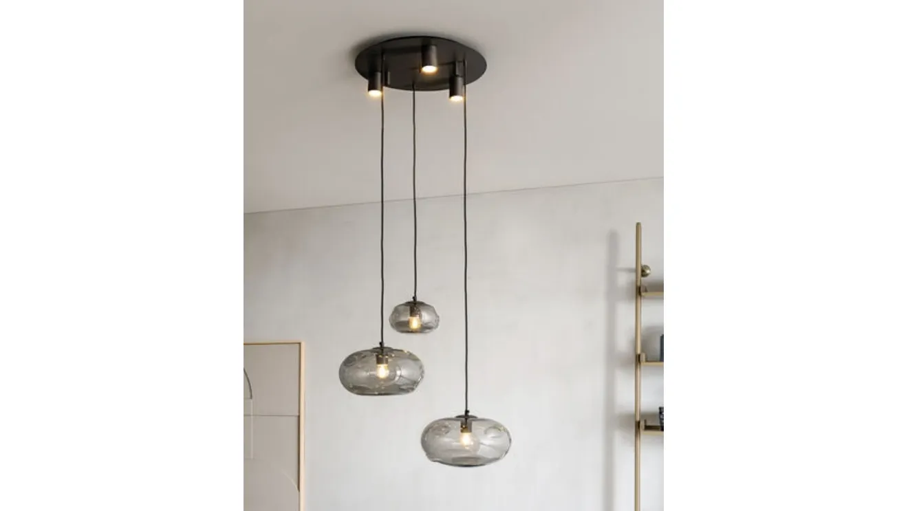 Pendant lamp Nubola S by Riflessi.