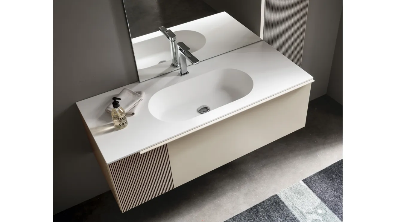 Bathroom furniture Pollock Trame 092 by Arcom.