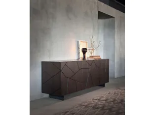 Media cabinet in Oak with Coke reflections