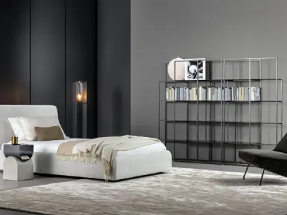 Single bed with storage box Tonight by Bonaldo