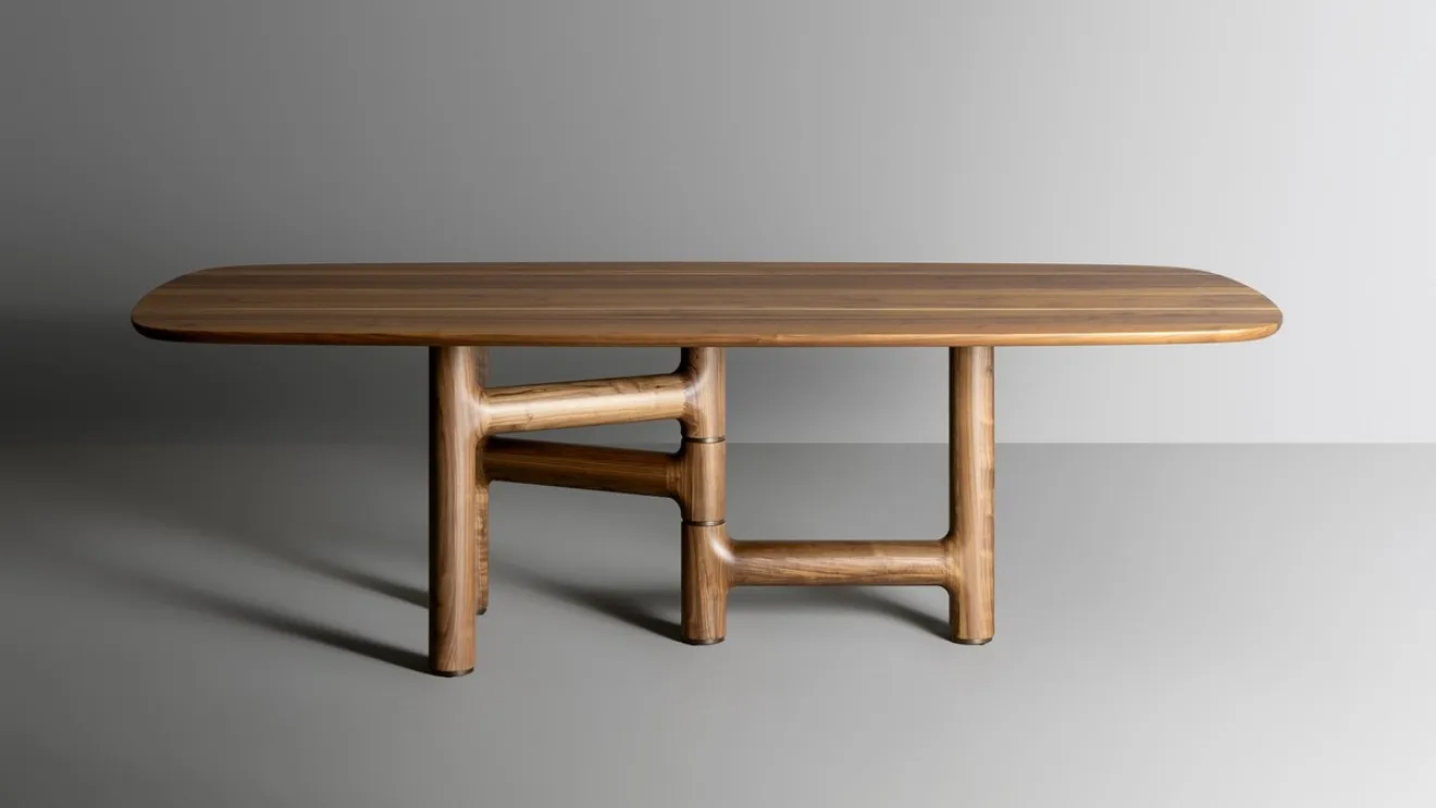 Bonaldo's Pivot Wood table.