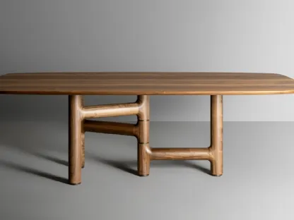 Bonaldo's Pivot Wood table.