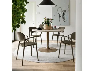 Round Planet table by Connubia.