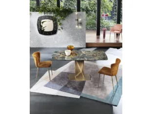 Sabino ceramic table by Riflessi