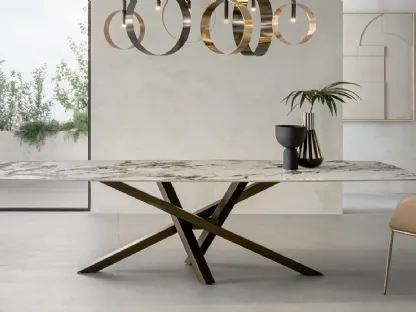 Shangai ceramic table by Riflessi